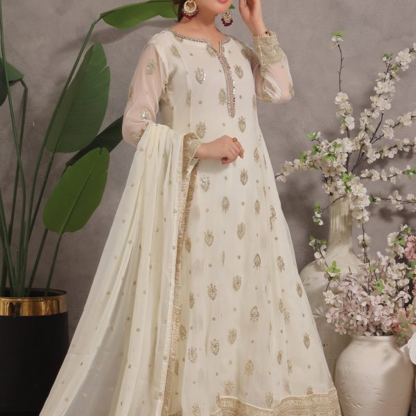 Raunak Off White 3 pieces