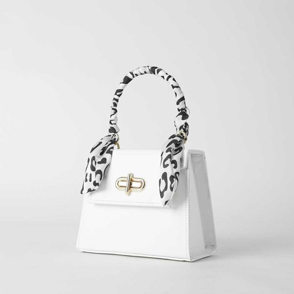 Iris Handbag White (Plain)