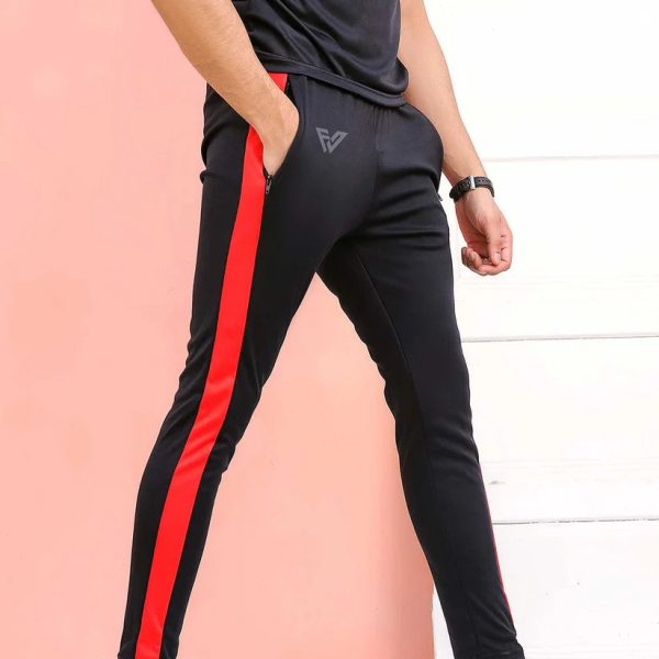 Fitness Welt - Red Panel Bottoms