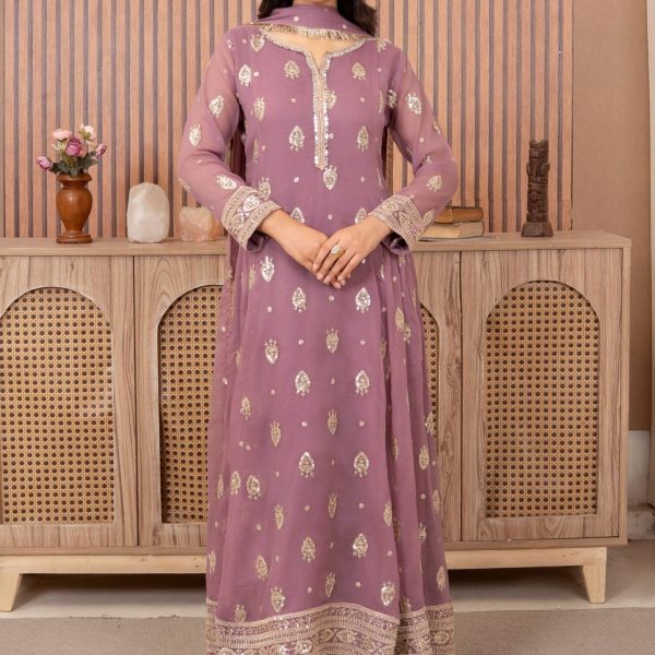 Raunak Lilac 3 Pieces