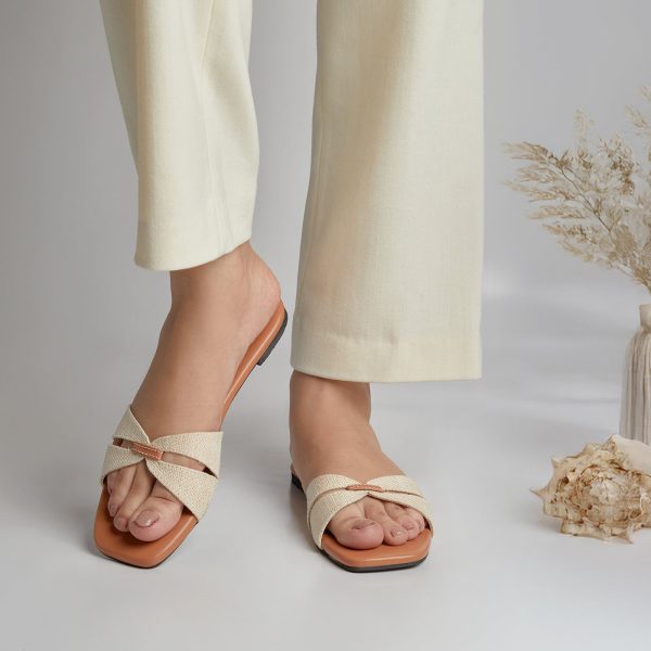 Jute Slides - Beige