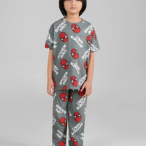 SpiderMan Allover Printed Tracksuit