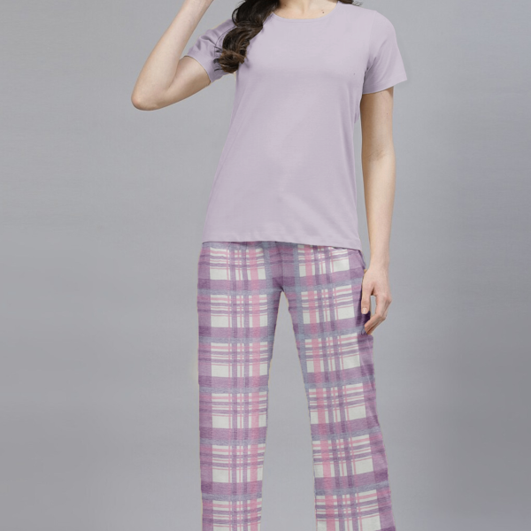 Women's Sleepwear pajama set- Purple